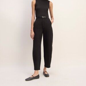 Everlane Utility barrel pants in black